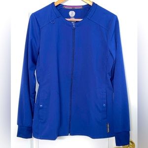 Vince Camuto women’s scrub jacket blue small